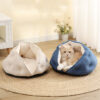 Portable Cute Dumpling Pet Plush Shell Nest