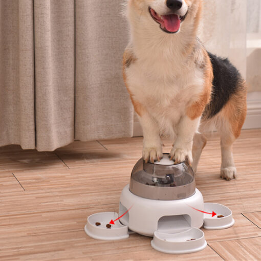 Interactive Automatic Dog Press Food Feeder Leakage