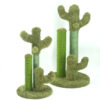 Interactive Cats Scratching Climbing Cactus Tree