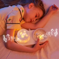 Multifunctional 3D Full Star Rotating Projector Night Light