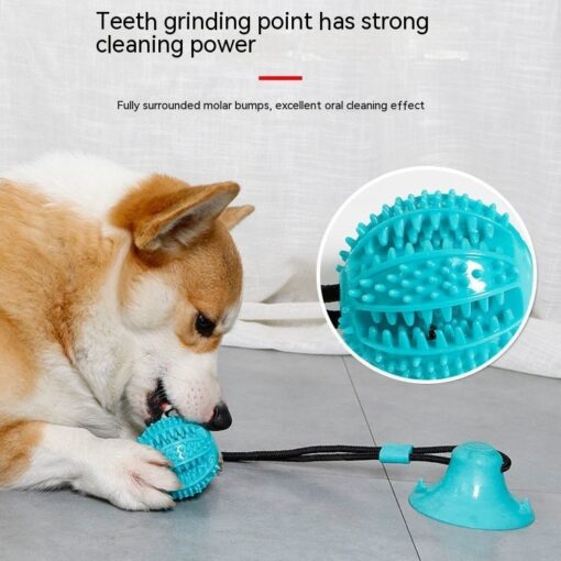 Food Dropping Ball Teeth Cleaning Molar Rod Dog Toy