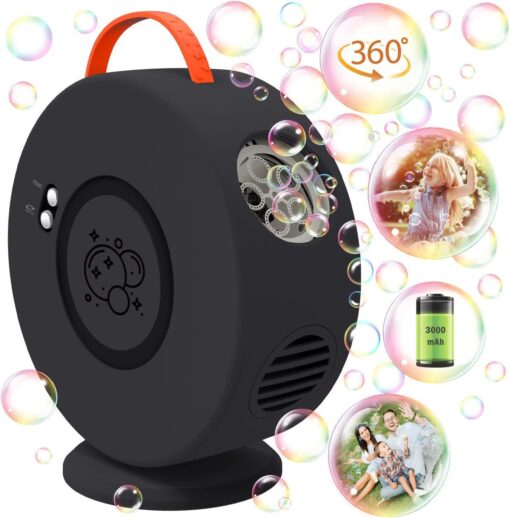 360° Automatic Rotation Children's Electric Bubble Gun - Image 5