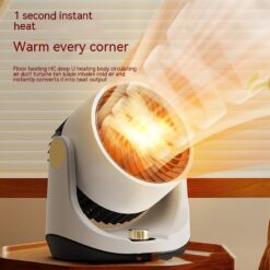 Mini Household Office Desk Warm Air Blower Fan