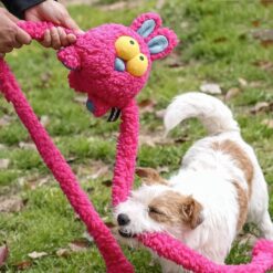 Interactive Long-arm Squeaky Plush Dog Chew Toy