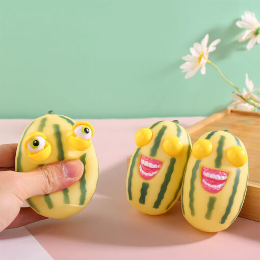 Portable Watermelon Shape Squinting Decompression Toy