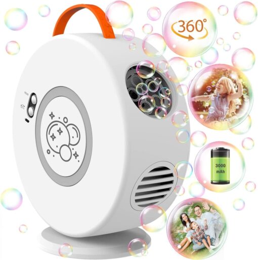 360° Automatic Rotation Children's Electric Bubble Gun - Image 4