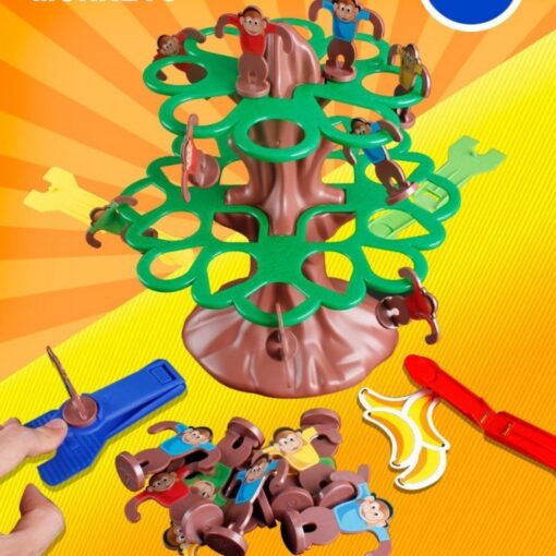 Interactive Monkey Tree Parent-child Desktop Game Toy