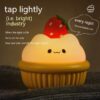 USB Rechargeable Lovely Cupcake Bedroom Night Lamp