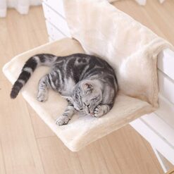 Foldable Cat Bed Plush Comfortable Hammock