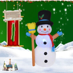 LED Light Inflatable Christmas Snowman Model Decoration