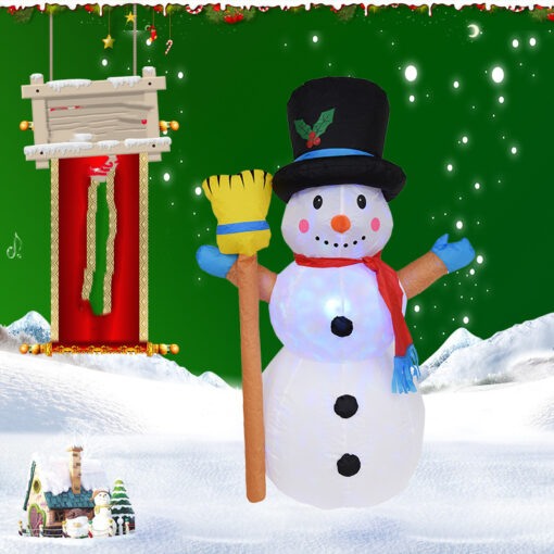 LED Light Inflatable Christmas Snowman Model Decoration