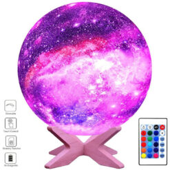 3D Galaxy Moonlight LED Night Light Color Changing Lamp