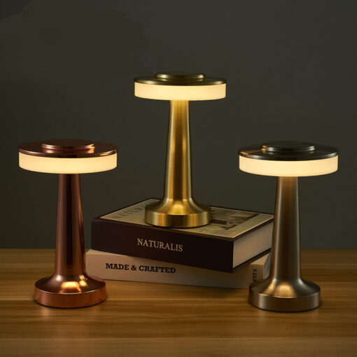 Creative Charging Dining Table Dumbbell LED Lamp