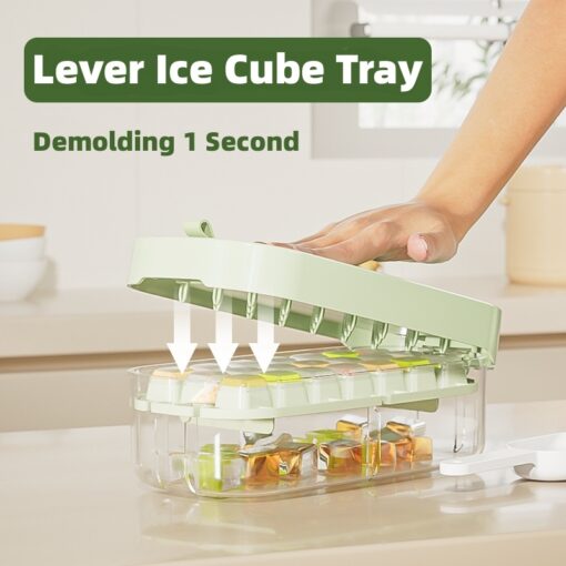 Creative Kitchen Ice Box Grid Cube Molds Maker Tray