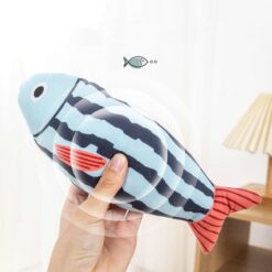 Interactive Cat Mint Self-Hi Simulated Fish Molar Toy