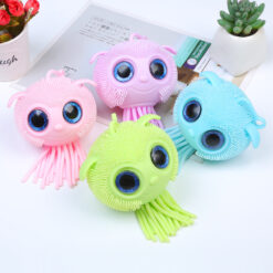 Portable TPR Jellyfish Vent Pressure Reduction Squeeze Toy