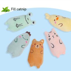 Creative Cute Cartoon Cat Oval Plush Chew Toy