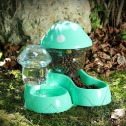 Automatic Mushroom-shaped Pet Feeder Bowl