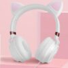 Cute Cat Ear Foldable Wired Gaming Headset