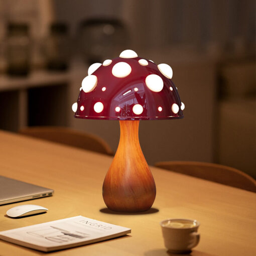 Adjustable Eye-catching Mushroom Decorative Table Lamp