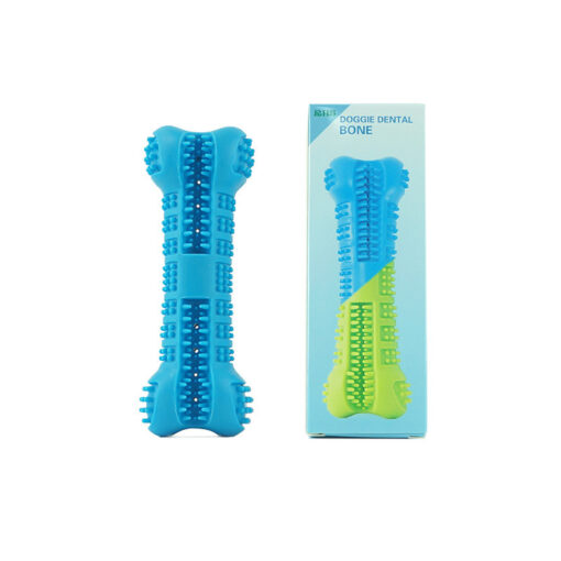 Novelty Silicone Bone Toothbrush Dog Toy