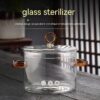 Transparent Household Kitchen Glass Stew Pot