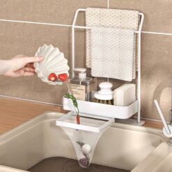 Detachable Kitchen Draining Rag Storage Rack