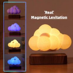 Novelty Magnetic Levitation Cloud Night Light Lamp