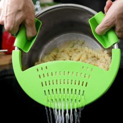 Silicone Food Oil Drainer Pot Pan Funnel Strainer