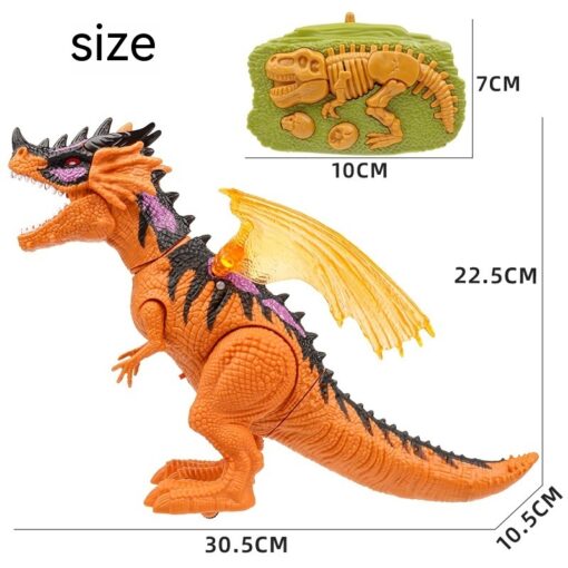 Electric Remote Control Dinosaur Simulation Children's Toy - Image 7