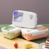 Microwaveable Square Compartment Lunch Box