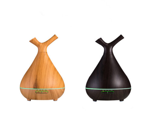 Wood Grain Double Head Spray Nozzle Aroma Diffuser