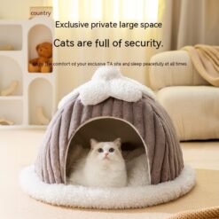 Breathable Non-slip Soft Pet Plush Bed Nest