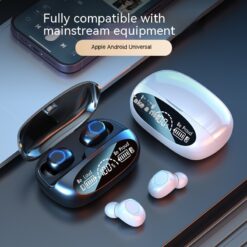 Ergonomic Wireless Digital Display Bluetooth Headset