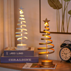 Durable Acrylic Iron LED Christmas Tree Lamp