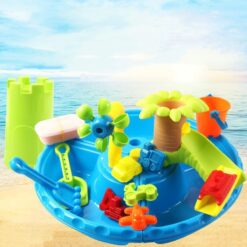 Beach Platform Round Table Sand Digging Water Playing Toy