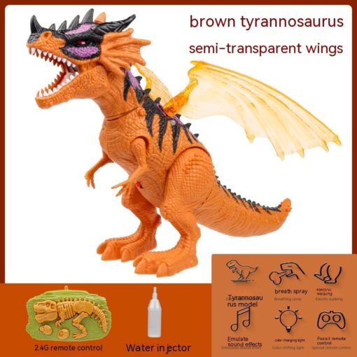 Electric Remote Control Dinosaur Simulation Children's Toy - Image 2