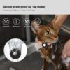 Creative Waterproof Pet Cat Footprints Reflective Collar Bell