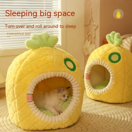 Portable Non-Slip Winter Warm Pet Tent Closed Nest