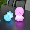 Colorful Animal Shape Color-changing Silicone Bedroom Lamp