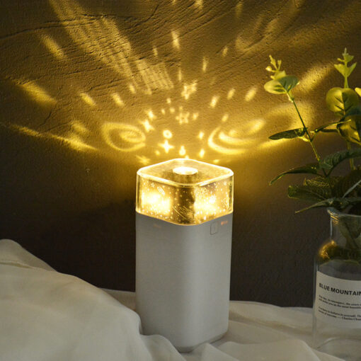 Portable Night Light Projection Spray Humidifier