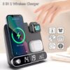 Multifunctional Wireless Alarm Clock Charger Station