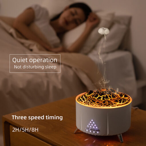 Ultrasonic Flame Essential Oil Diffuser Humidifier