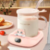 Cute Smart LED Display Constant Temperature Cup Warmer