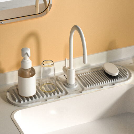 Multi-functional Silicone Faucet Draining Pad