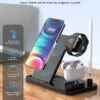 Foldable Vertical Horizontal Wireless Charger Stand