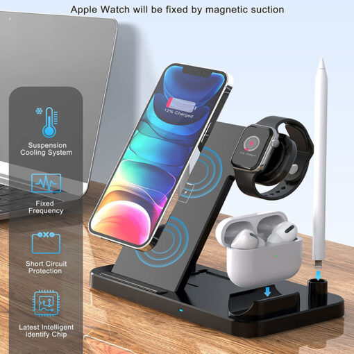 Foldable Vertical Horizontal Wireless Charger Stand