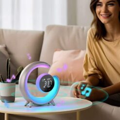 White Noise Wake-up Touch RGB Colorful Alarm Clock