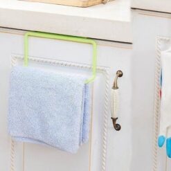 Door Cabinet Nail-free Bathroom Storage Towel Rack