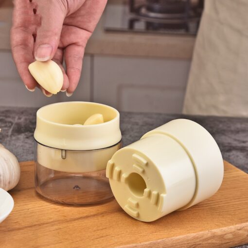 Creative Household Transparent Kitchen Garlic Grinder